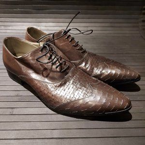 Barracuda Italian Men's Shoe. Size 41. Elegant, buttery soft calfskin leather.